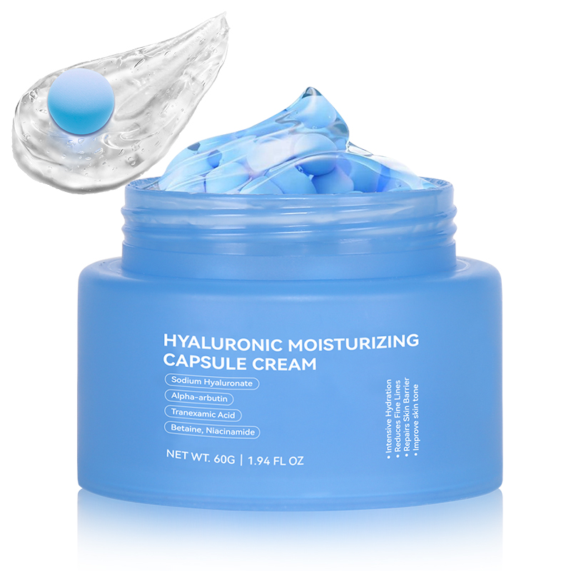 Panthenol Collagen Jelly Face Cream Korean Face Moisturizer Firming Anti-Aging Capsule Cream - 5